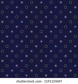 Seamless geometric ornament colorful vector pattern.