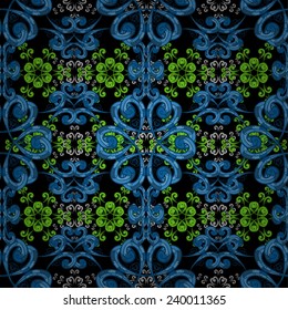 Seamless Geometric Ornament. EPS 10. 