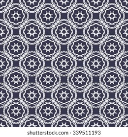 Seamless geometric ornament on background. Wallpaper pattern