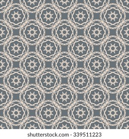 Seamless geometric ornament on background. Wallpaper pattern