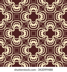Seamless geometric ornament on background. Wallpaper pattern