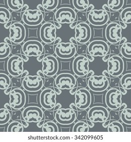 Seamless geometric ornament on background. Wallpaper pattern
