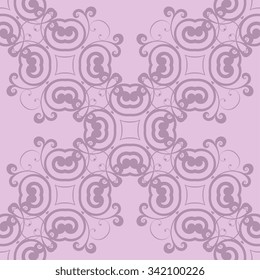 Seamless geometric ornament on background. Wallpaper pattern