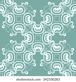 Seamless geometric ornament on background. Wallpaper pattern