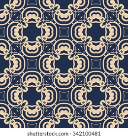 Seamless geometric ornament on background. Wallpaper pattern