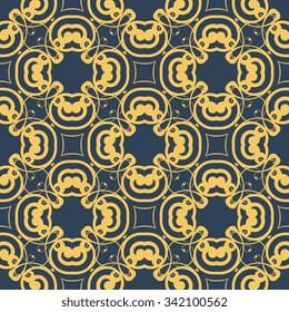 Seamless geometric ornament on background. Wallpaper pattern