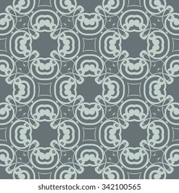 Seamless geometric ornament on background. Wallpaper pattern