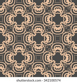 Seamless geometric ornament on background. Wallpaper pattern
