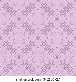 Seamless geometric ornament on background. Wallpaper pattern