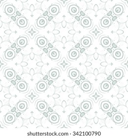 Seamless geometric ornament on background. Wallpaper pattern