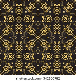 Seamless geometric ornament on background. Wallpaper pattern
