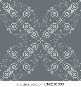 Seamless geometric ornament on background. Wallpaper pattern
