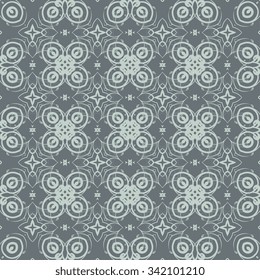 Seamless geometric ornament on background. Wallpaper pattern