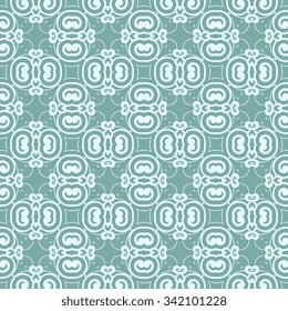 Seamless geometric ornament on background. Wallpaper pattern