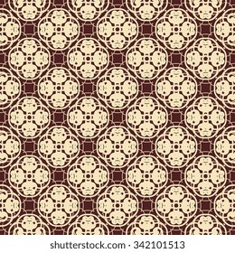 Seamless geometric ornament on background. Wallpaper pattern