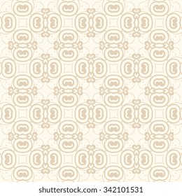 Seamless geometric ornament on background. Wallpaper pattern