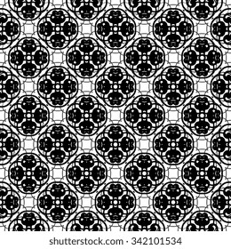 Seamless geometric ornament on background. Wallpaper pattern