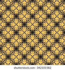 Seamless geometric ornament on background. Wallpaper pattern