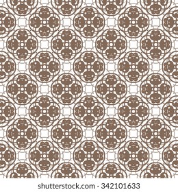 Seamless geometric ornament on background. Wallpaper pattern