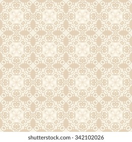 Seamless geometric ornament on background. Wallpaper pattern