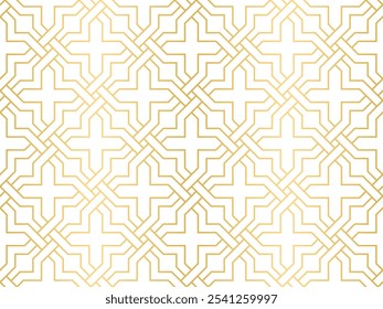 Seamless geometric ornament on traditional arabic art, Great design for fabric, textile, cover, wrapping paper, background.