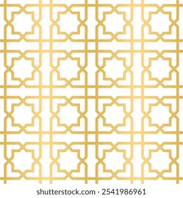 Seamless geometric ornament on traditional arabic art, Great design for fabric, textile, cover, wrapping paper, background.