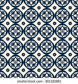 Seamless geometric ornament. Pattern can be used for wallpaper, textures