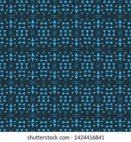 seamless geometric ornament pattern repeat abstract dark background great for textile, carpet, wrapping and print