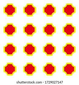 Seamless geometric ornamental background. Abstract colorful pattern.