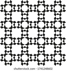Seamless geometric ornamental background. Abstract pattern.