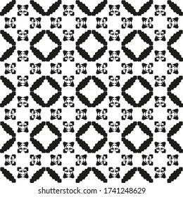 Seamless geometric ornamental background. Abstract pattern.