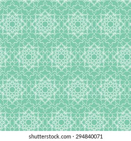 Seamless geometric ornamental pattern