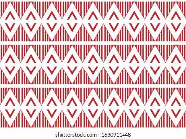 Seamless geometric ornamental pattern. Thailand pattern. Abstract background texture.