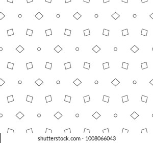 Seamless geometric ornamental vector pattern