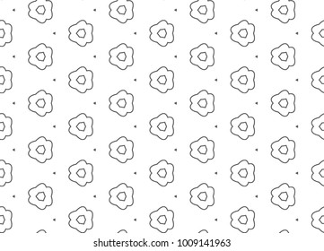 Seamless geometric ornamental vector pattern