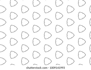 Seamless geometric ornamental vector pattern