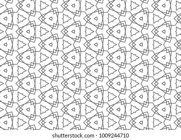 Seamless geometric ornamental vector pattern
