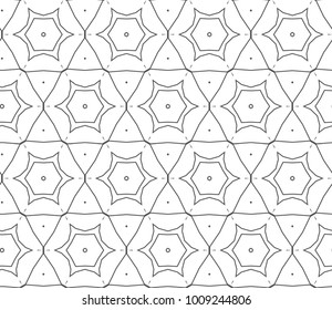 Seamless geometric ornamental vector pattern