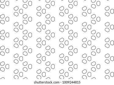 Seamless geometric ornamental vector pattern