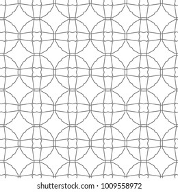 Seamless geometric ornamental vector pattern