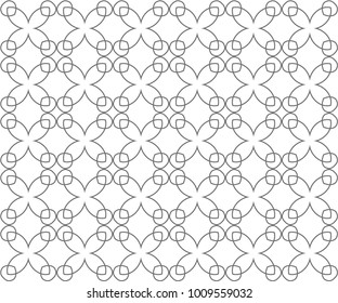 Seamless geometric ornamental vector pattern