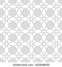 Seamless geometric ornamental vector pattern