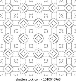 Seamless geometric ornamental vector pattern