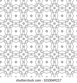 Seamless geometric ornamental vector pattern