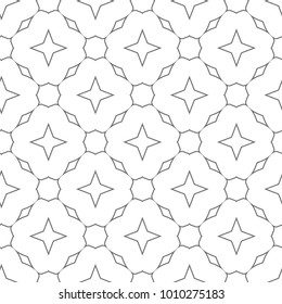 Seamless geometric ornamental vector pattern