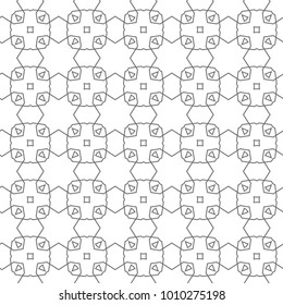 Seamless geometric ornamental vector pattern