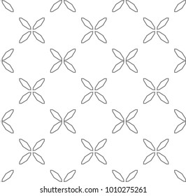 Seamless geometric ornamental vector pattern