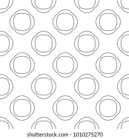 Seamless geometric ornamental vector pattern