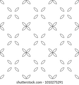 Seamless geometric ornamental vector pattern