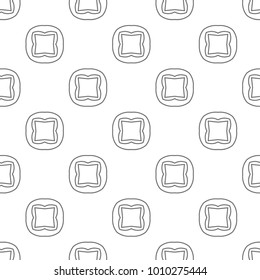Seamless geometric ornamental vector pattern